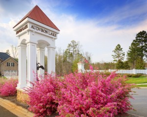 Audubon Lake-Entrance Monument
