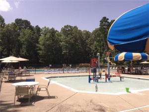 View of the pool area in Weddington Ridge