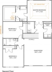 Parker Floor-Plan Second Floor